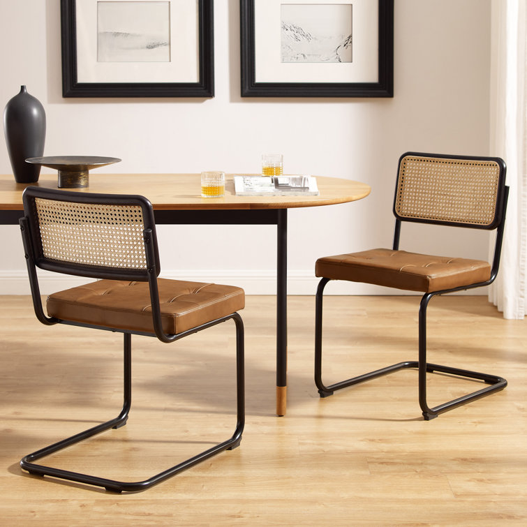 Cane table discount and 2 chairs